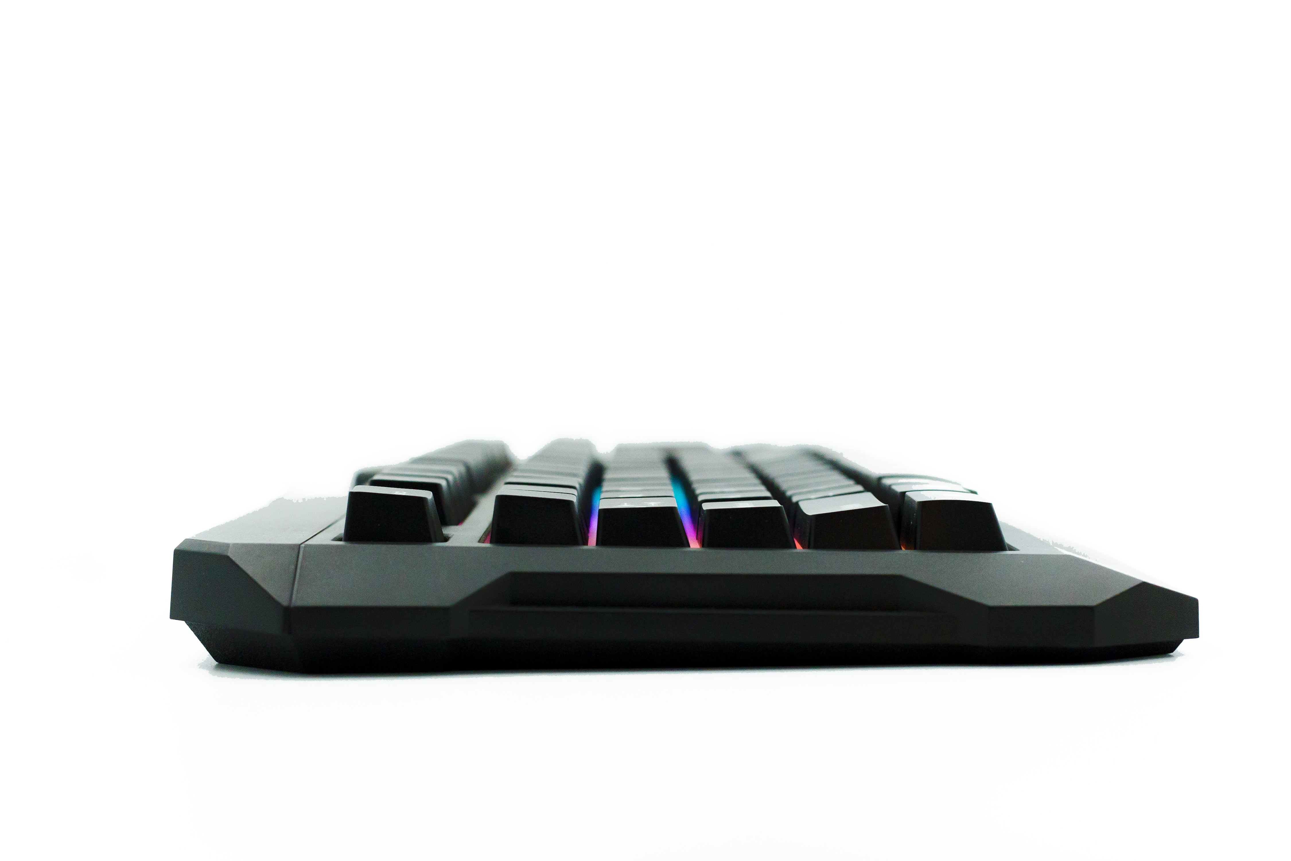 Rainbow Colored Design Gaming Keyboard With 104 Keys A2.8-meter Connecting Cable For Gamers Office Professionals