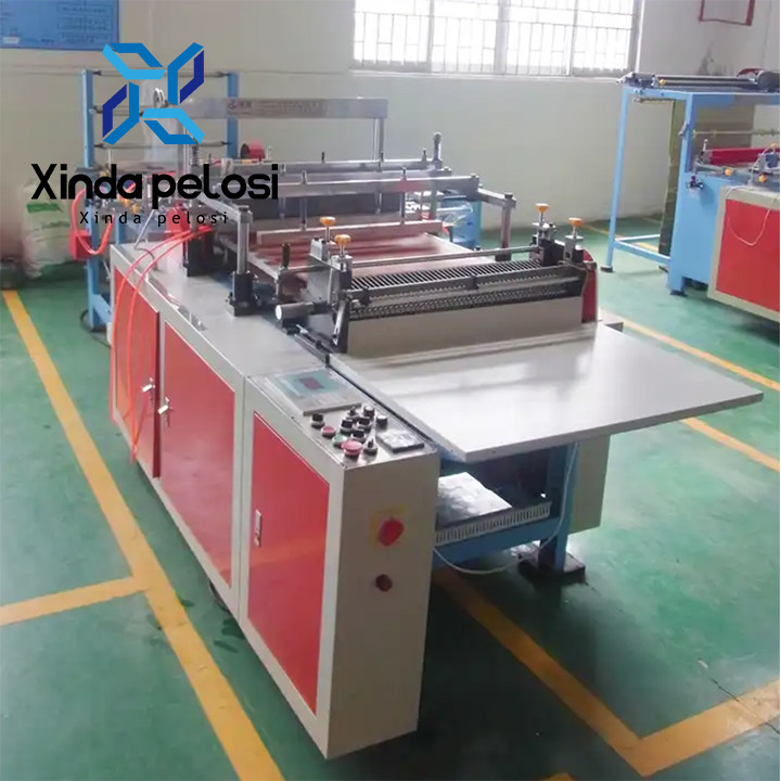 30-160pcs/Min Auto Button Zipper Bag Machine PE Bag Making Machine 9kw