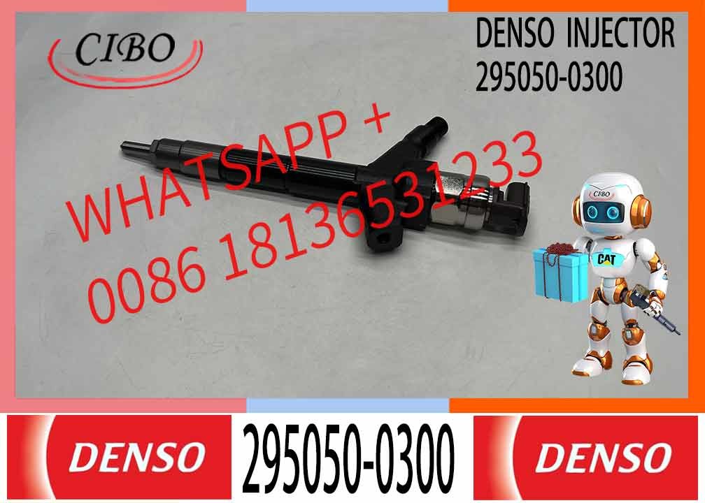 4pcs 295050-0300 Denso Common Rail Diesel Injector Nissan Navara D40(yd25) 16600-5X00A 16600-5X01A Engine