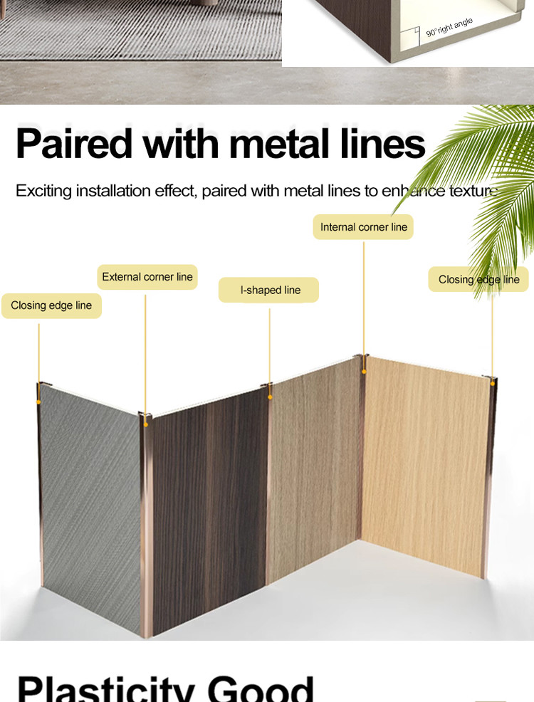 Interior Decorative Bamboo Crystal Panels Wood Grain Bamboo Charcoal Wood Veneer Panels
