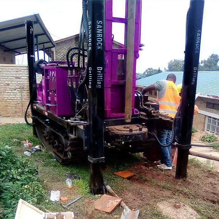 Rotary Borehole Water Well Rig Deep 500m Portable Hydraulic Water Well Drilling Rig
