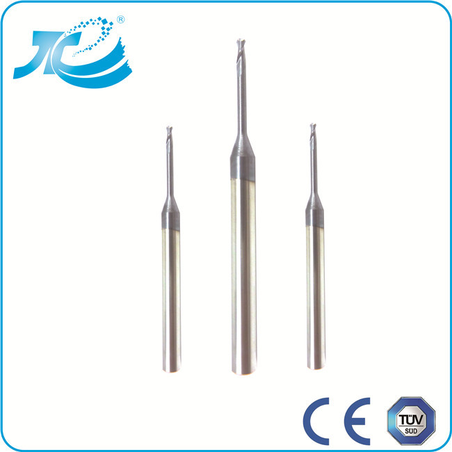 55 Hardness Ball Nose End Mill Straight Flute End Mill with Air or Oil Cooling Mode