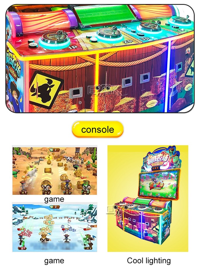 Crazy Farm Redemption Arcade Ticket Machine Coin Operated