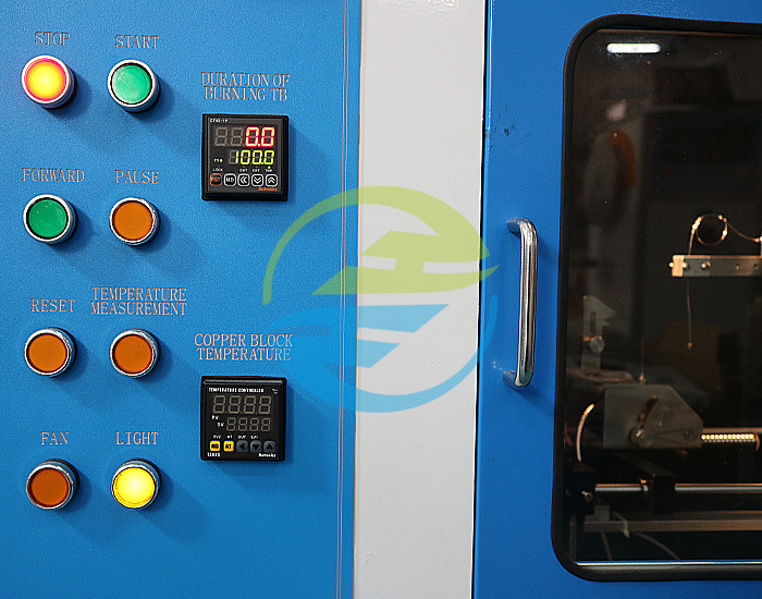 Flame Application Angle 0~45° Needle Flame Tester For Flammability Testing Equipment