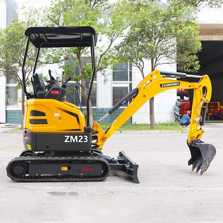 Hydraulic Excavator Machine 2 Tone Hightop Mini Digger With Telescopic Track Chassis