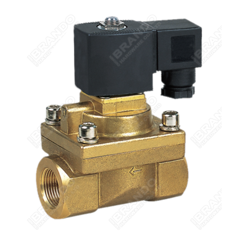 High Pressure Water Air Stainless Steel Solenoid Valve 100 Bar 12V 24V