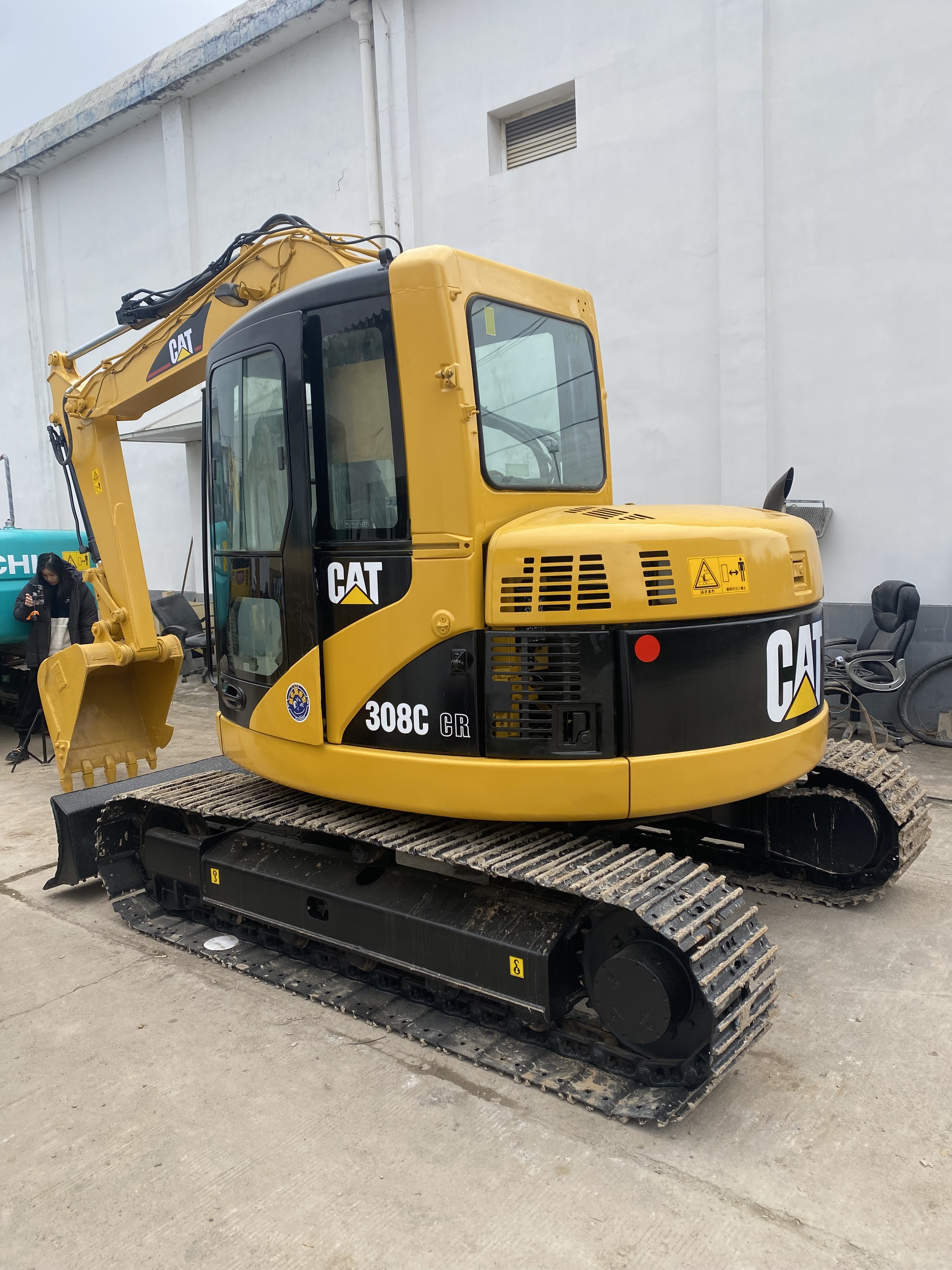 Used excavator CAT 308C second hand digger used machinery 8ton second hand excavator import excav