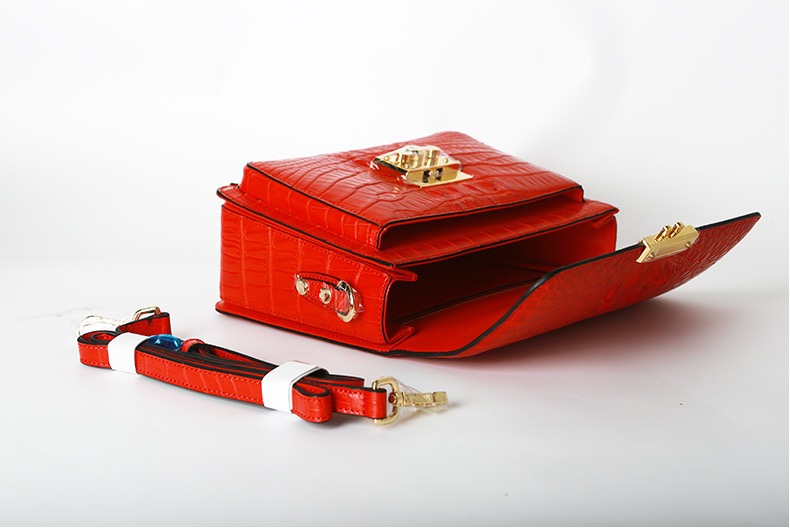 Genuine Crocodile Skin Women Sling Bag Authentic Exotic Alligator Leather Lady Single Shoulder Bag Female Small Purse