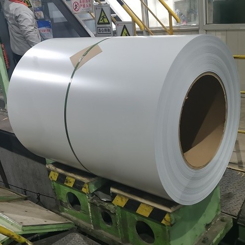 Beckers Frost White Pre-Painted Galvalume Steel Coil AZ150 PPGL DX51D 10 years warranty export to south africa