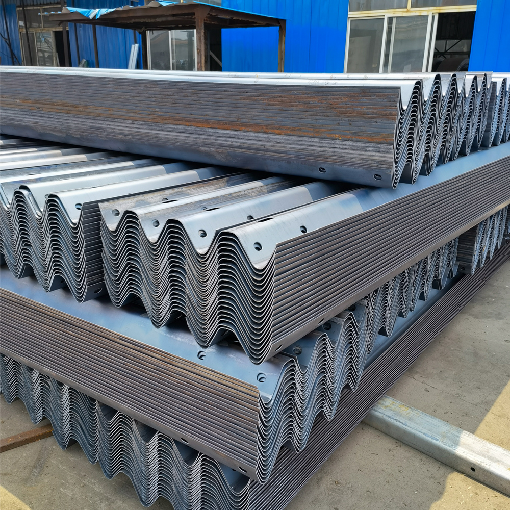 Highway Guardrail End Wings with Wave Shape and Galvanized and Powder Coated Finish