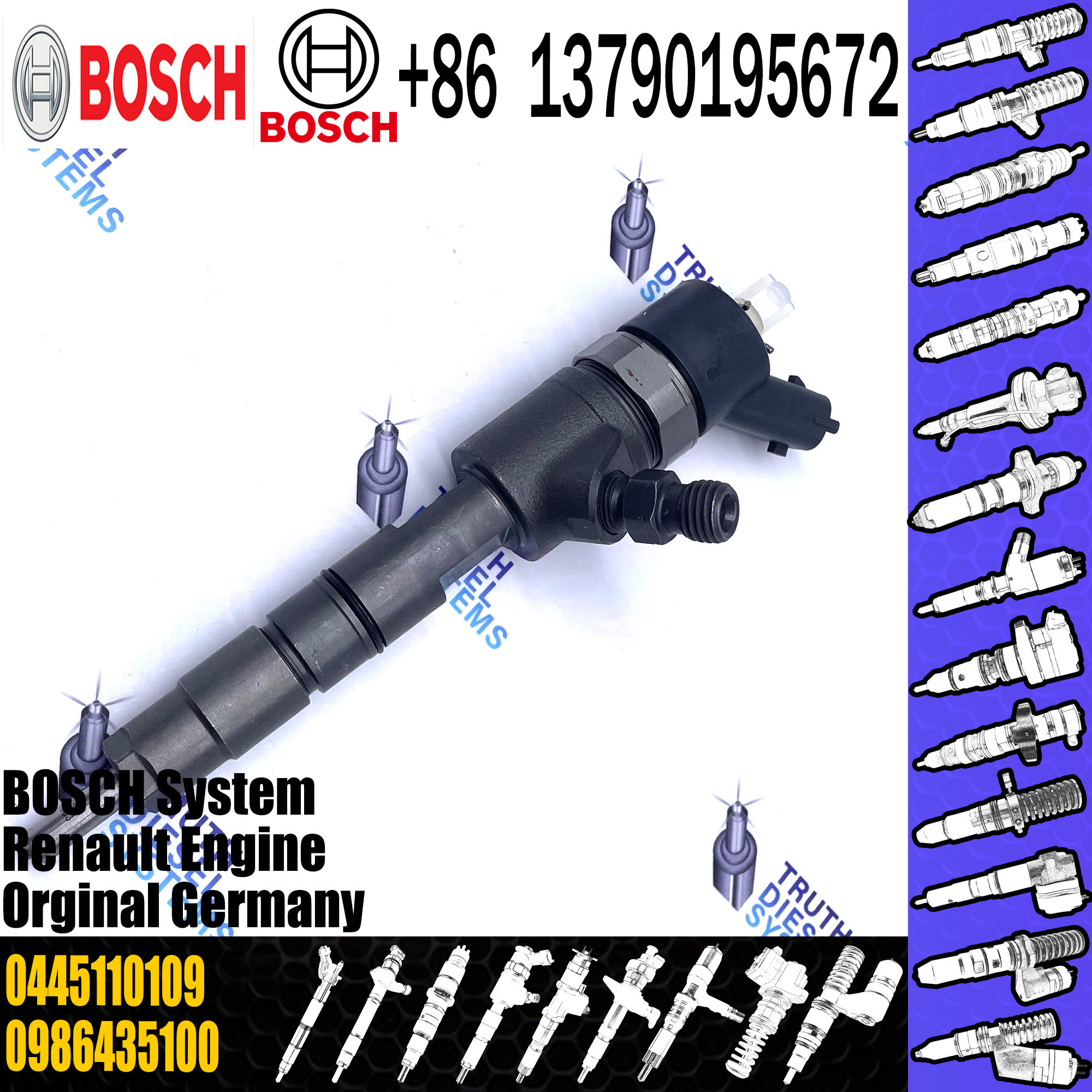 0445110162 BOSCH Diesel Injector Diesel Engine Parts Dodge Mercedes Benz