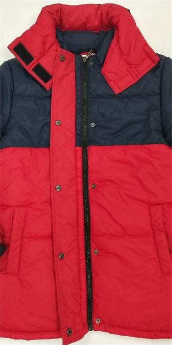Women'S Cotton Padded Jacket Winter Ladies Quilted Coat With Hood Red