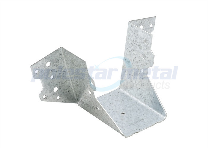 Galvanised Steel Construction Hardware , Connecter Pine Joist Hangers For Steel Beams