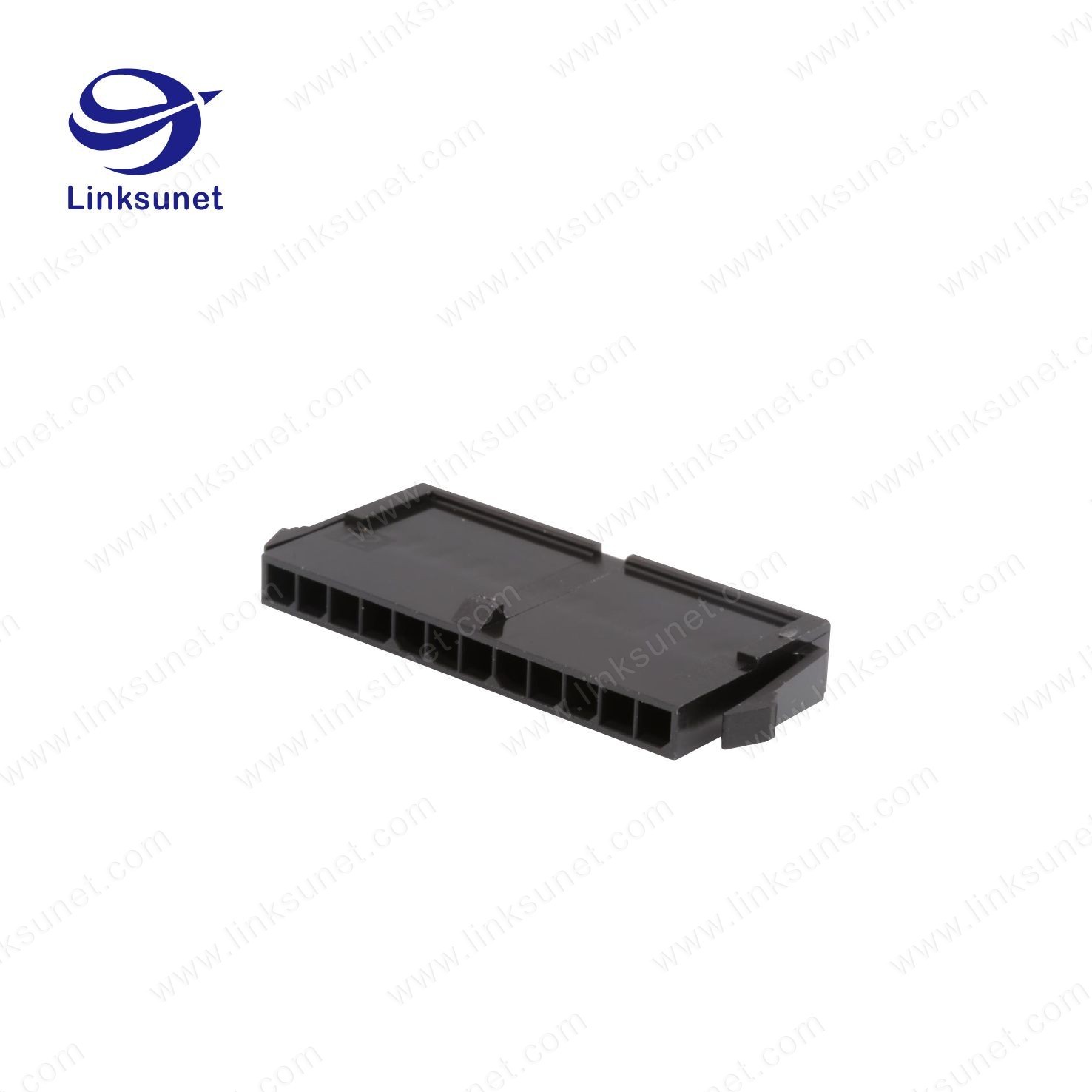 MOLEX 43640 - 0300 Male Female Electrical Connectors Single Row With Panel Mount Ears / Pitch 3.00mm
