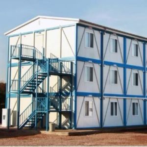  Prefab Double Layer Small Cabin Modular Homes Customized Steel Structure Manufactures