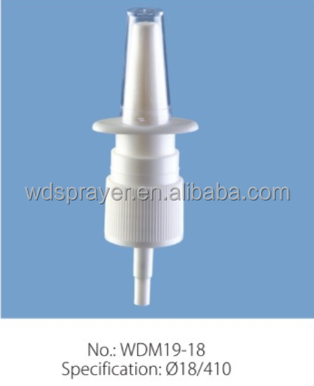 Cosmetic Packing Bottles 20/410 Nasal Sprayer Pump For Your Business