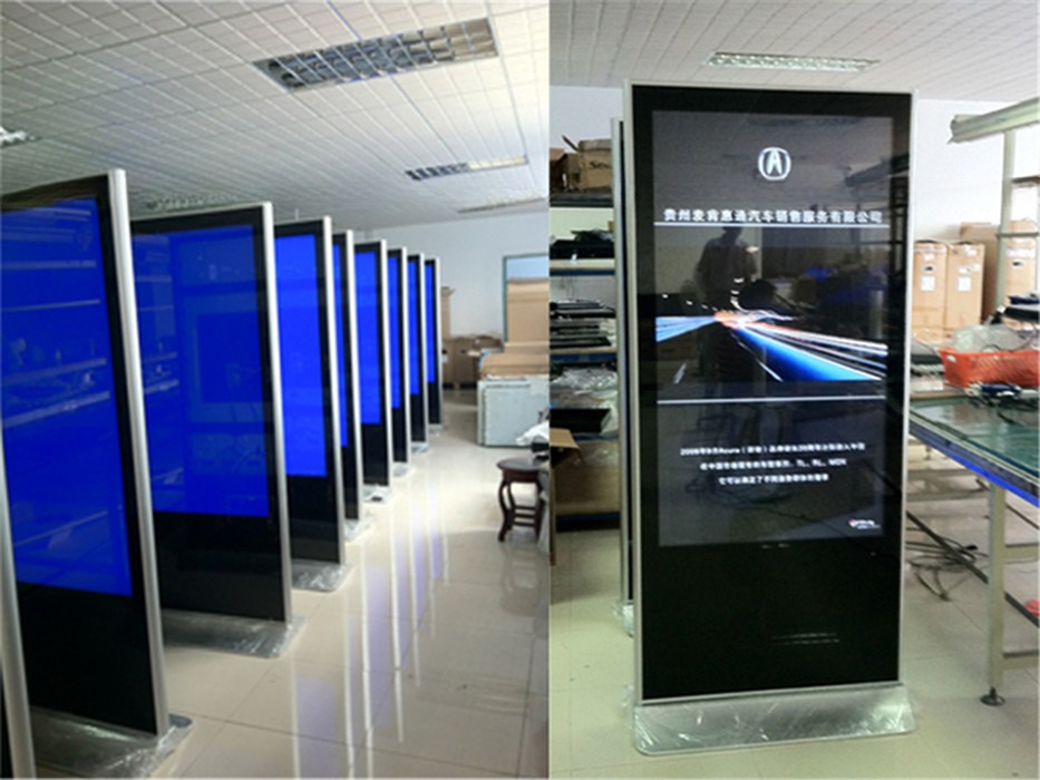 UHD 55" inch floor standing android LCD wifi movie poster billboard advertisement kiosk