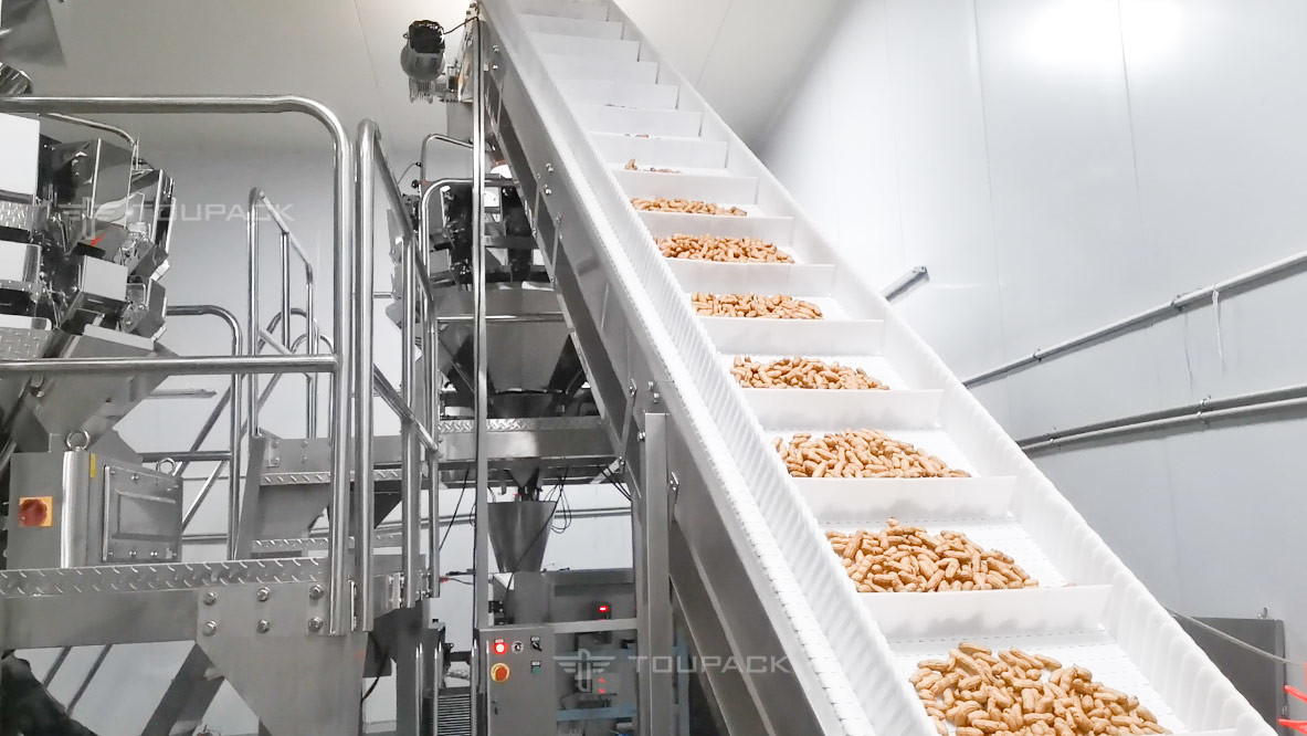 Stand Up Pouch Vertical Weighing Packing Machine 2.5kg Peanut Cashew Nuts Packaging Machine