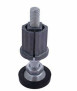 Zinc Alloy OD 28mm Aluminum Pipe Fittings Foot Cup AL-24A