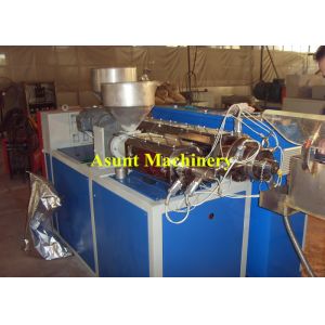 PP PE Plastic Drinking Straw Making Machine For Three Colors Drinking Straw