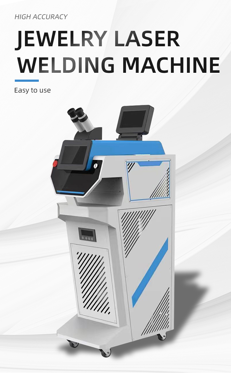 200w 300w Gold Silver Jewelry Chain Welding Soldering Repairing Machine with Adjustable Single Pulse Energy
