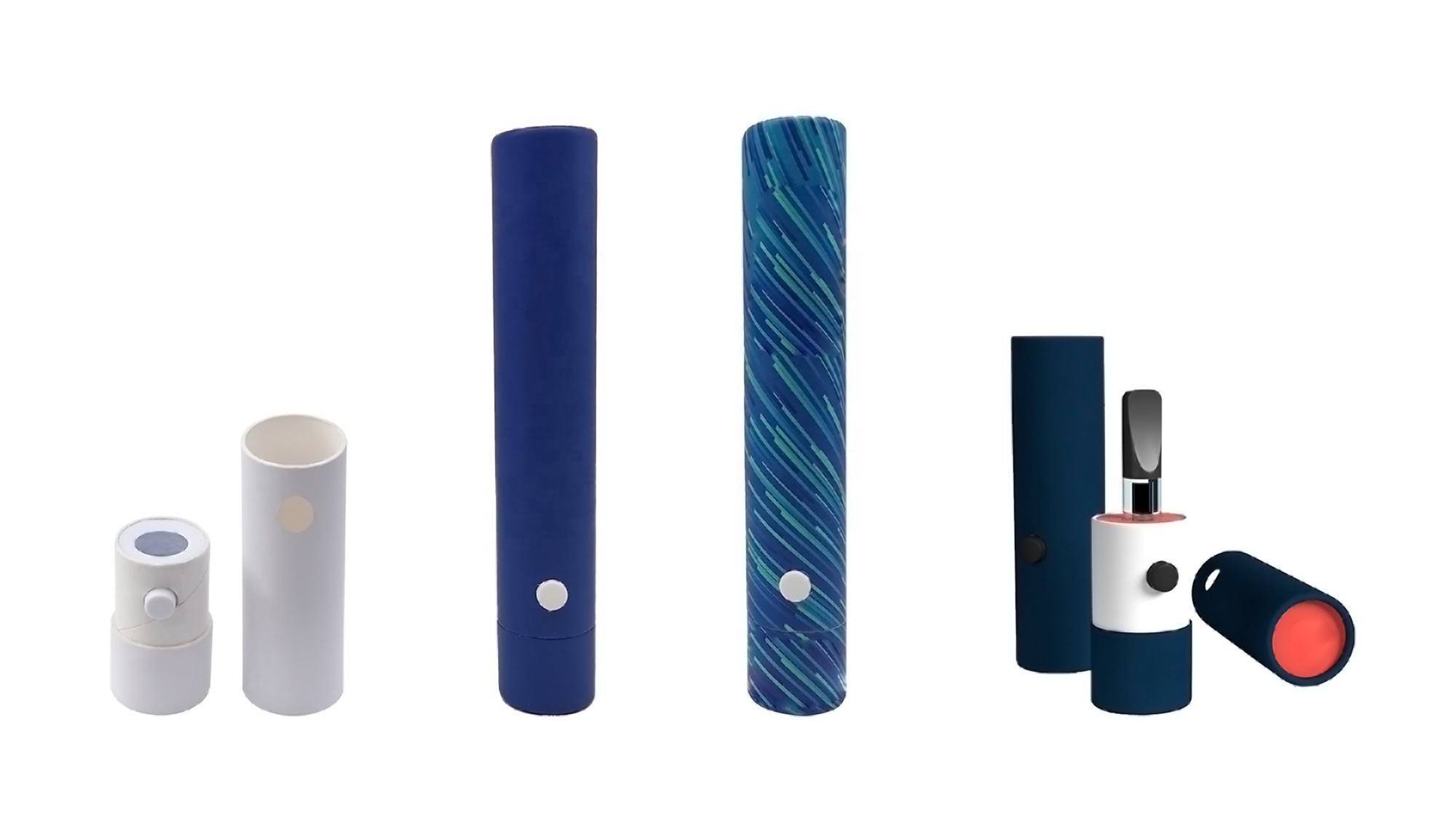 Childproof Cylinder Paper Tube Packaging Eco Friendly ODM Available