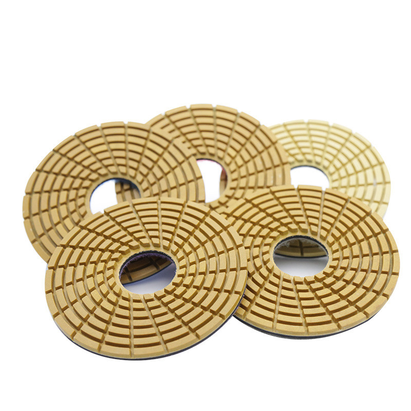 10inch 250mm Dry Resin Concrete Polishing Pads Color Customized