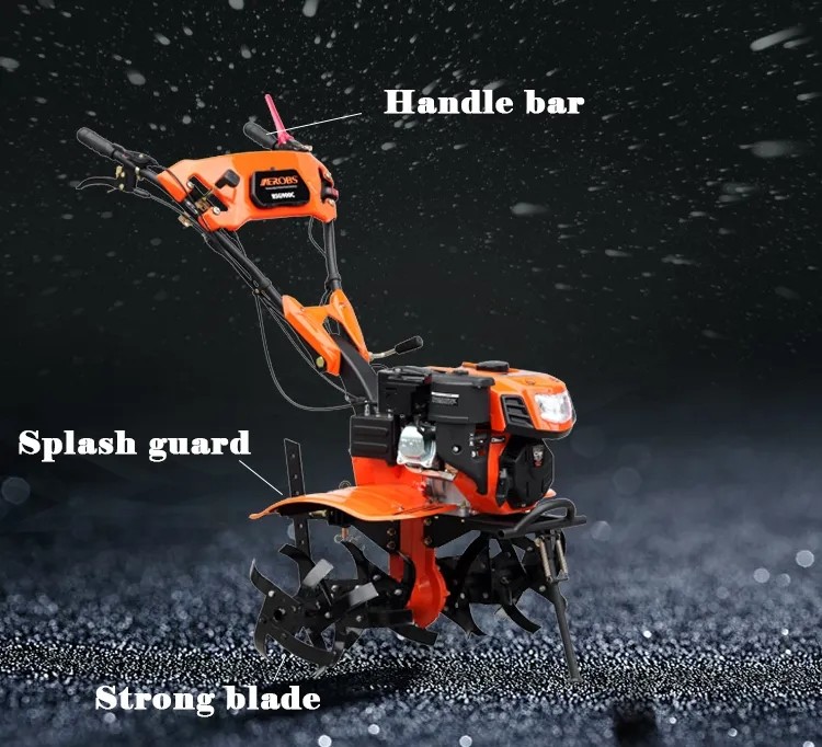 5.5kw Rotary Hoe Cultivator Farming Easier Small Tractor Tiller