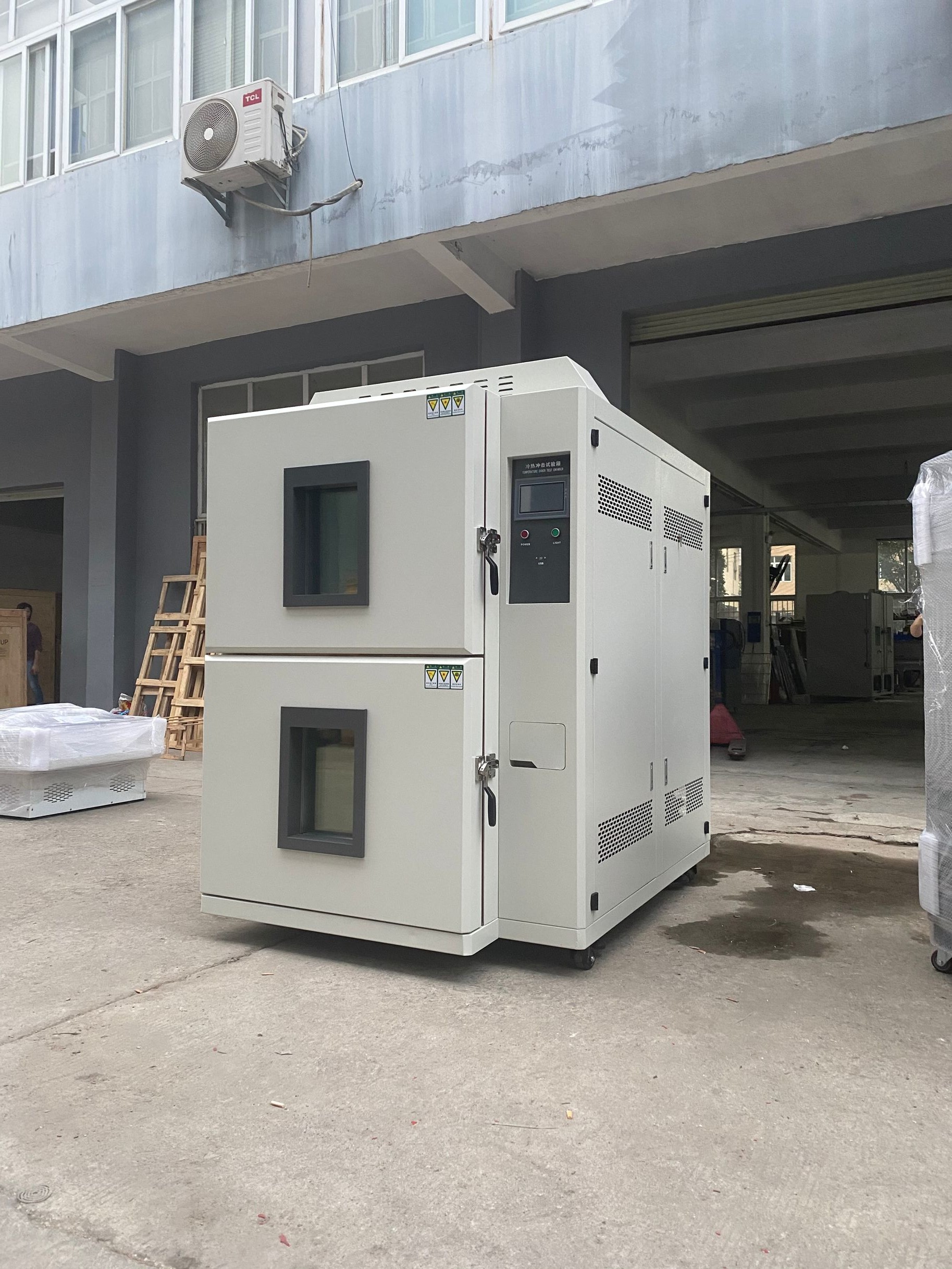 Two Box Type Cold And Hot Shock Test Chamber Thermal Shock Tester Chamber