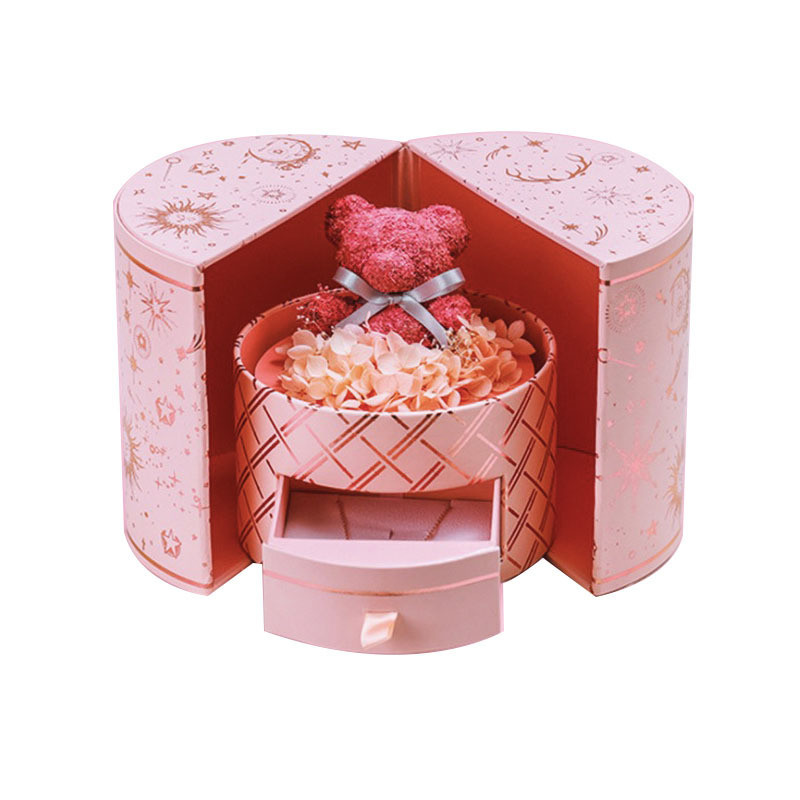 Pantone Round Chocolate Gift Box Packaging With Lid