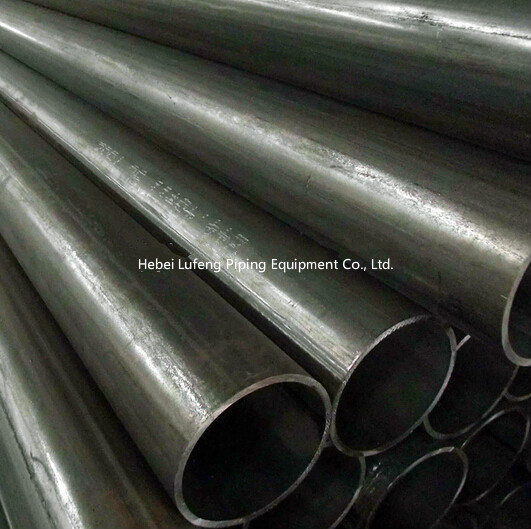 black round metal carbon ERW steel pipe
