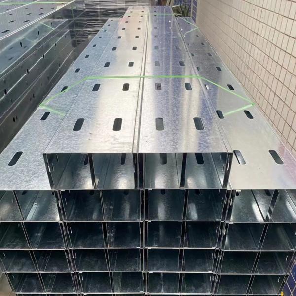 Low Maintenance Rectangular Aluminum Cable Management Tray with Excellent