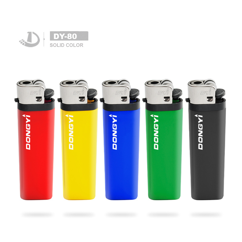 2023 Manufacturer Wholesale Cigarette Lighter Disposable Plastic Flint Gas Lighte