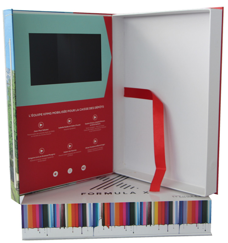 direct mail video player LCD video brochue video presentation box with 4.5/5/7/10.1 inch HD screen