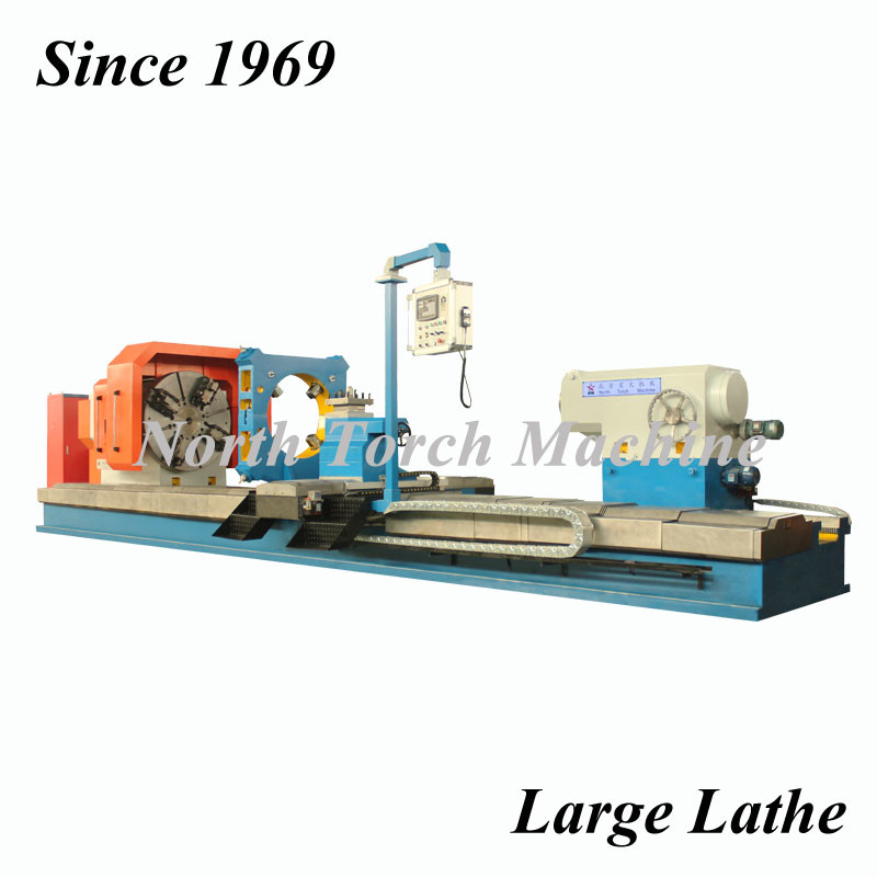 Metal Conventional Lathe Machine , Cnc Heavy Duty Lathe For Propeller Shaft
