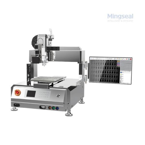  Micro Desktop Glue Dispensing Machine Visual Automated Dispensing System Manufactures