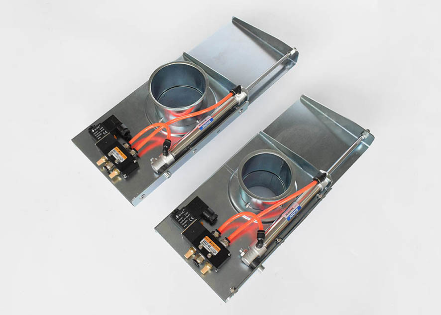 Galvanized Or Stainless Steel 400mm Dust Collection Blast Gate