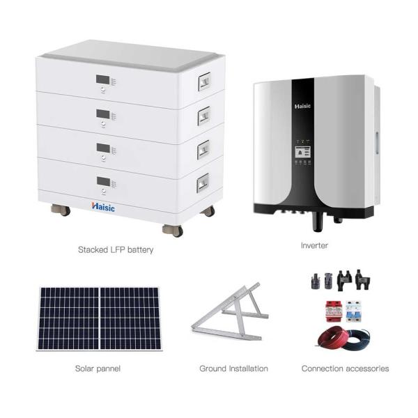 Hybrid Inverter Solar Energy Setup 20kw Panels and Battery Storage for Home