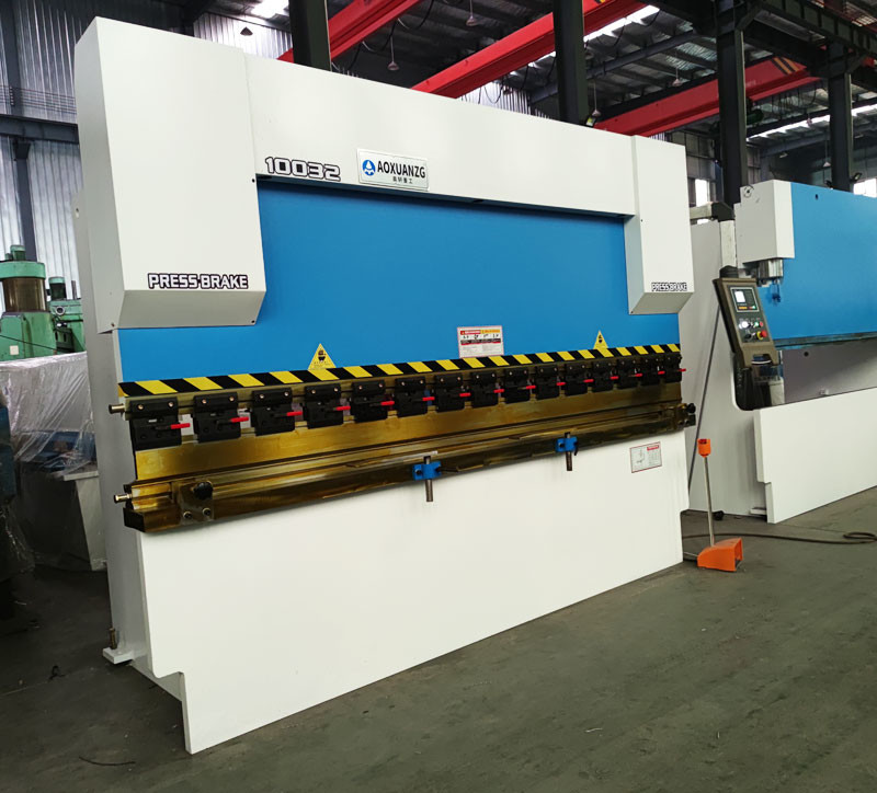 Estun E21 Folding Cnc Press Brake Machine Stainless Steel Black Metal