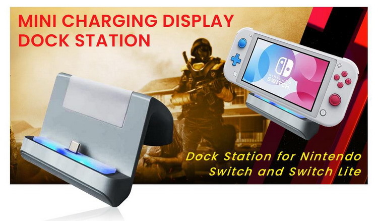 100x90x63mm Nintendo Switch Gaming Accessories Type C Nintendo Switch Stand Charger