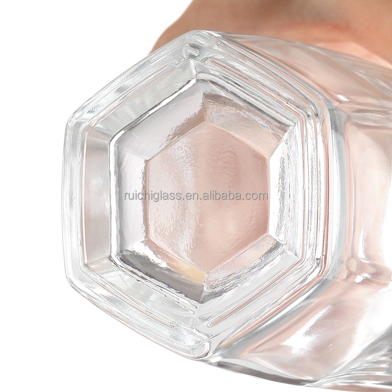 Most Popular Style Vodka Whiskey Glass Bottle with Customized Aluminum Plastic PP Collar