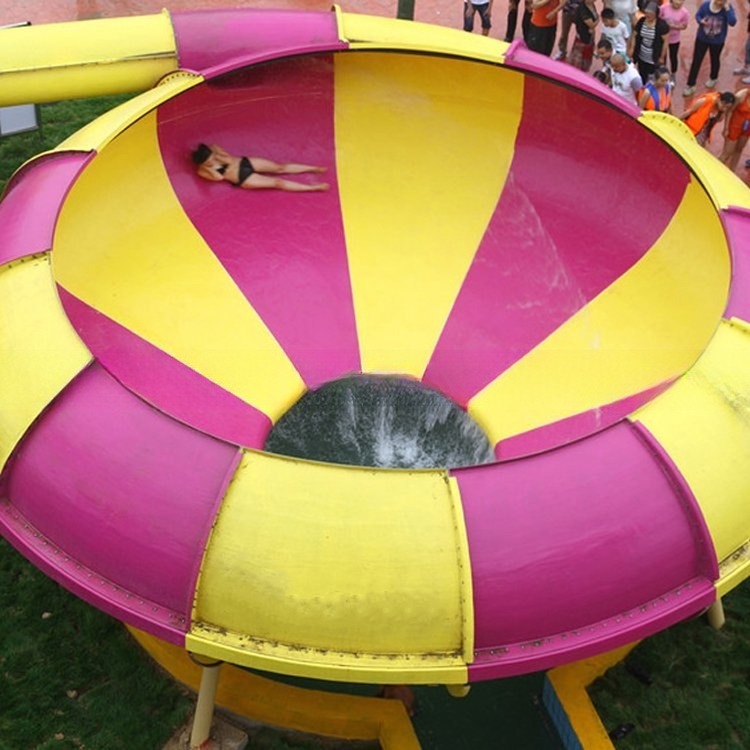 Water Theme Park Space Bowl Slide for Adults