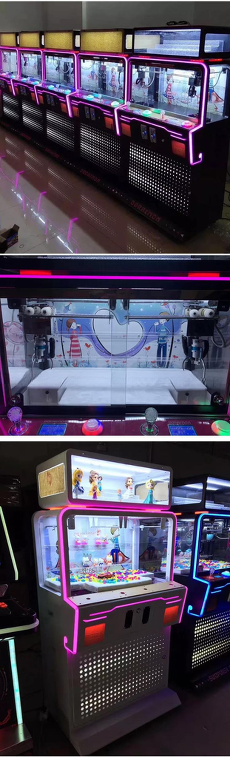 Dreamland Factory Price Coin Operated Plush Prize Gift Games Crane Toys Machines Mini Gifts Claw Machine