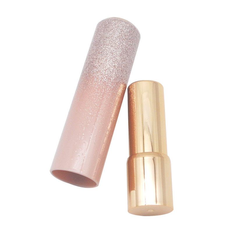 MSDS Private Label Rose Gold Empty Lipstick Tube Container Offset Printing
