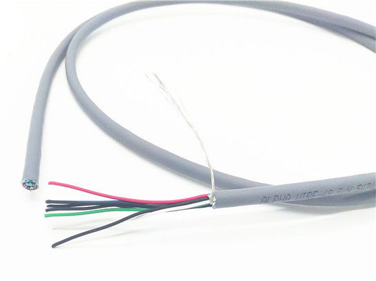 Electrical Flexible Braid Shielded Cable UL2464 AWM 2464 62Cx24AWG+ADB
