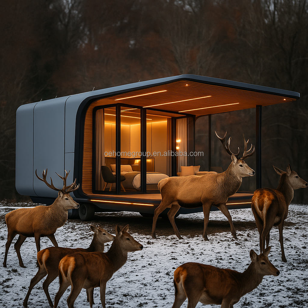 Spain Hotel Space Capsule House 5 Star Steel Buildings Space Capsule Container Houses Commercial House Space Capsule