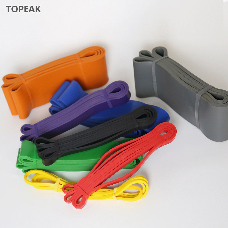 Men Women Athletic Resistance Bands 2m 1.22kg Rubber Elastic Latex Loop Exercise Band