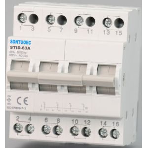 Mcb Sontuoec 63A Manual Electrical Isolator Switch 2 Ways Changeover Switch
