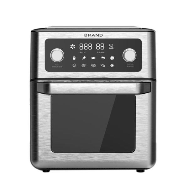 24L 12L Air Fryer Ovens Kitchen Cooking Appliance Stainless Steel Electric Retro