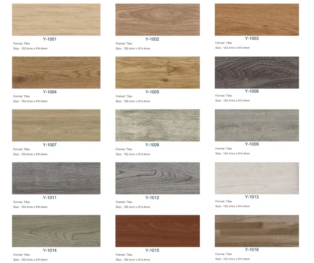 2mm Self Adhesive LVT Flooring PVC Waterproof Vinyl Plank Flooring